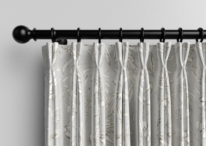 Aviary Velvet, Feather Grey - Made to Measure Curtain - Image 10